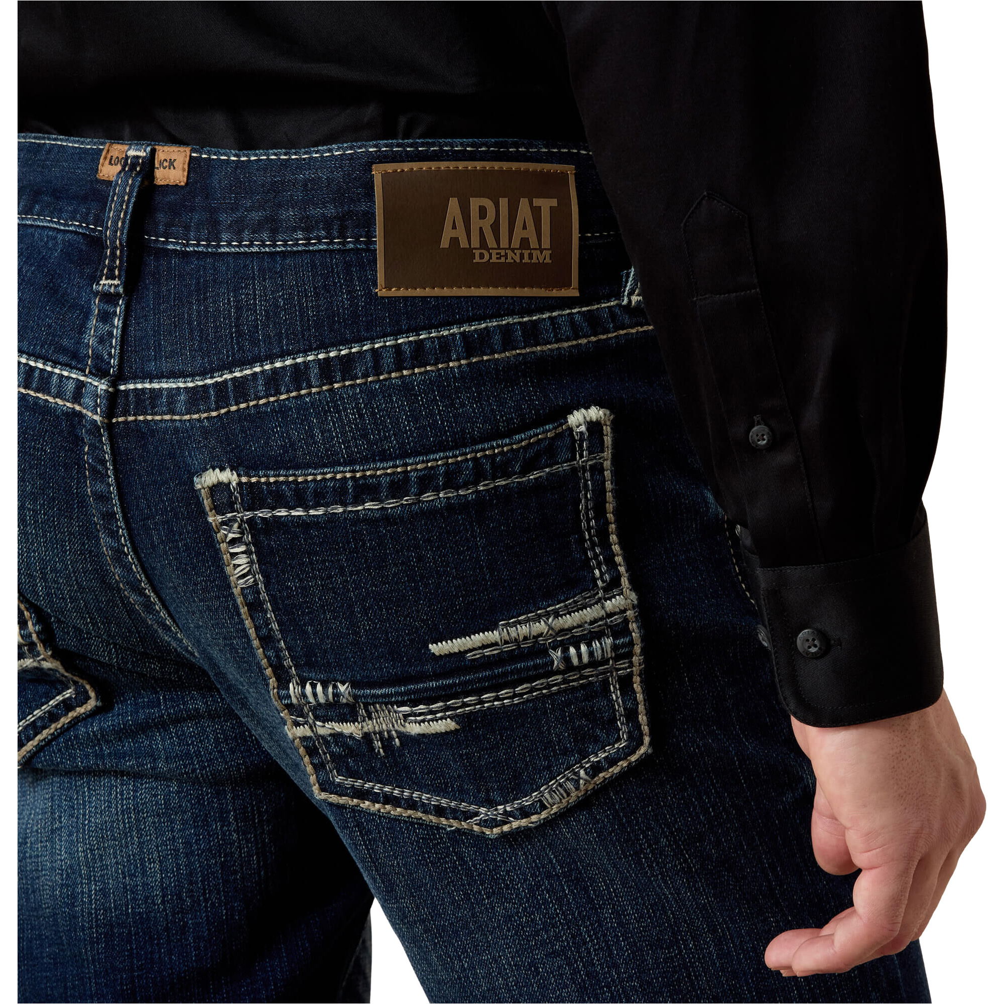 2026 Ariat Mens M4 Relaxed Adkins Boot Cut Jeans 10021767 - Turnout